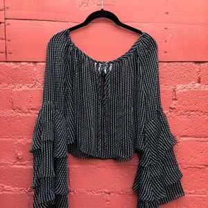 Stone Cold Fox Tops - NWT! Stone Cold Fox Clement Blouse Stripe Silk Stone Cold Fox Tops - NWT! Stone Cold Fox Clement Blouse Stripe Silk